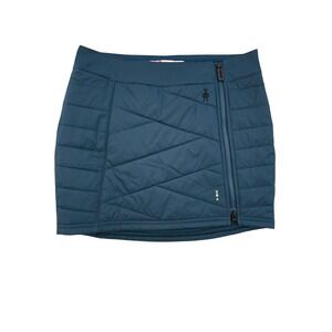 NWT Smartwool Women's Smartloft Wool Insulated Zip Mini Skirt Twilight Blue XS